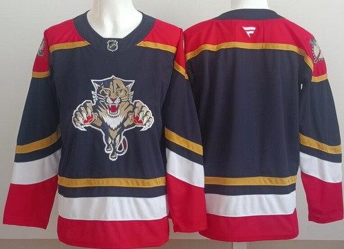 Men's Florida Panthers Blank Navy Authentic Jersey