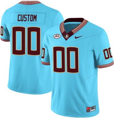 Men's Florida State Seminoles Customized Limited Blue FUSE College Football Jersey