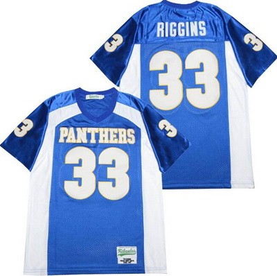 Men's Friday Night Lights #33 Tim Riggins Blue Football Jersey