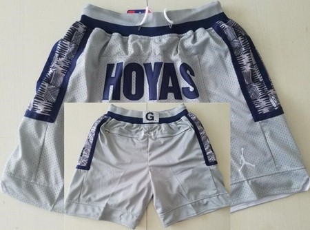 Men's Georgetown Hoyas Gray Just Don College Basketball Shorts