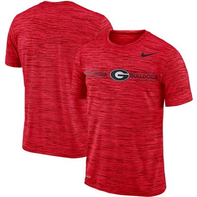 Men's Georgia Bulldogs Red Velocity Sideline Legend Performance T Shirt 201046