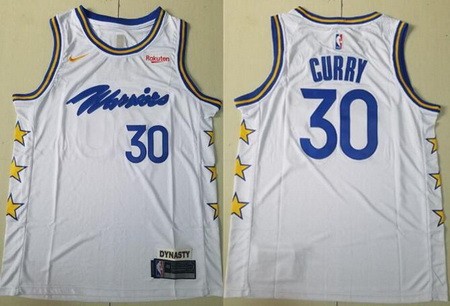 Men's Golden State Warriors #30 Stephen Curry White 2022 City Icon Sponsor Swingman Jersey