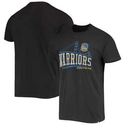 Men's Golden State Warriors Black Hometown Regional Golden Gate Bridge T-Shirt