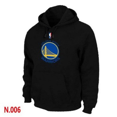 Men's Golden State Warriors Black Printed Pullover Hoodie