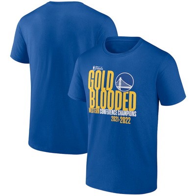 Men's Golden State Warriors Blue 2022 Western Conference Champions Hometown T-Shirt