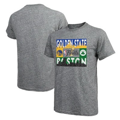 Men's Golden State Warriors Gray vs Boston Celtics 2022 Finals Matchup T-Shirt