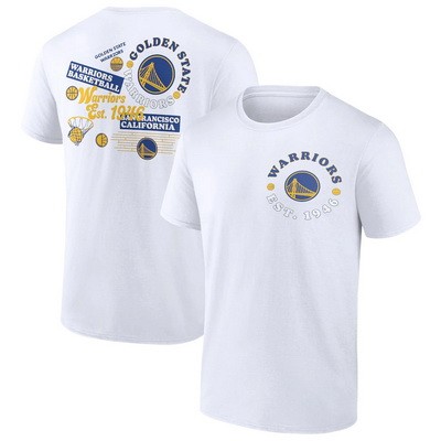 Men's Golden State Warriors White Street Collective T-Shirt