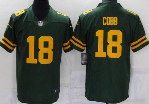 Men's Green Bay Packers #18 Randall Cobb Limited Green Alternate Vapor Jersey