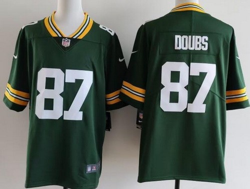 Men's Green Bay Packers #87 Romeo Doubs Limited Green Vapor Jersey