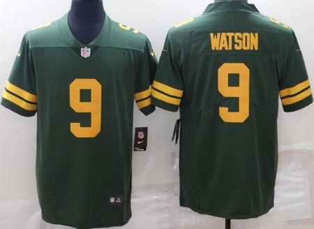 Men's Green Bay Packers #9 Christian Watson Limited Green Alternate Vapor Jersey