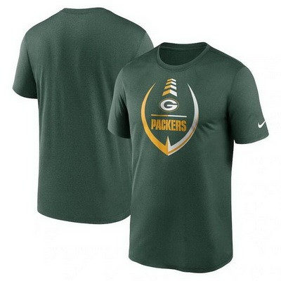 Men's Green Bay Packers Green Icon Legend Performance T Shirt