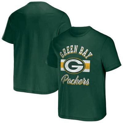 Men's Green Bay Packers Green NFL x Darius Rucker Collection Stripe T Shirt