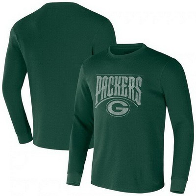 Men's Green Bay Packers Green NFL x Darius Rucker Collection Thermal Long Sleeve T Shirt