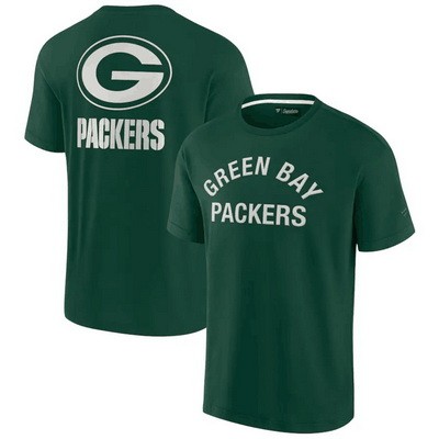 Men's Green Bay Packers Green Super Soft Short Sleeve T Shirt