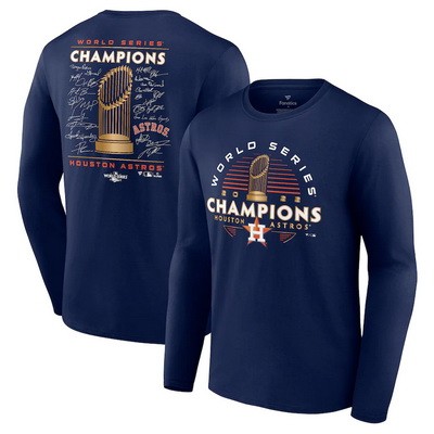 Men's Houston Astros 2022 World Series Champions Long Sleeve T-Shirts 211510