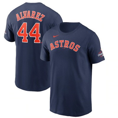 Men's Houston Astros #44 Yordan Alvarez 2022 World Series Champions T-Shirts 211506