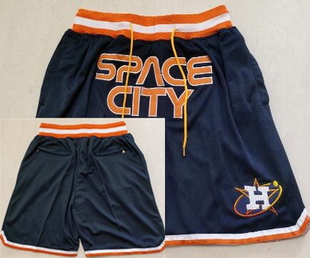 Men's Houston Astros Navy City Just Don Shorts