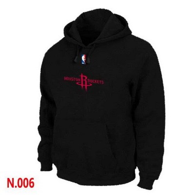 Men's Houston Rockets Black Printed Pullover Hoodie