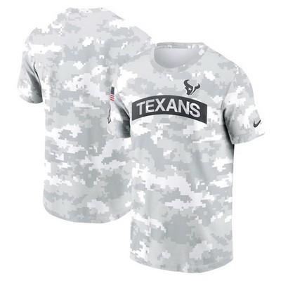 Men's Houston Texans Arctic Camo 2024 Salute To Service Performance T Shirt