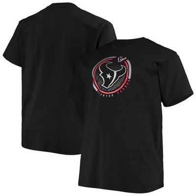 Men's Houston Texans Black Printed T Shirt 302253