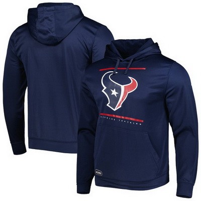 Men's Houston Texans Navy Printed Pullover Hoodie 302553