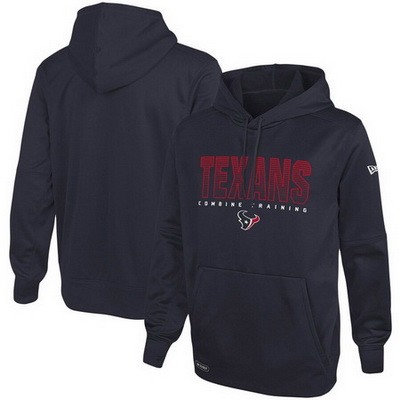 Men's Houston Texans Navy Printed Pullover Hoodie 302629