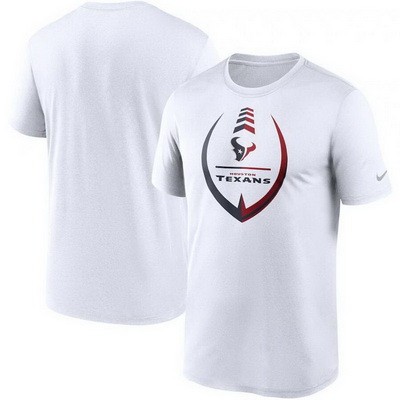 Men's Houston Texans White Icon Legend Performance T Shirt