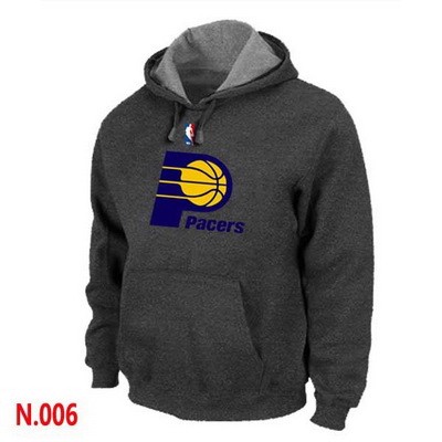 Men's Indiana Pacers Dark Grey Printed Pullover Hoodie