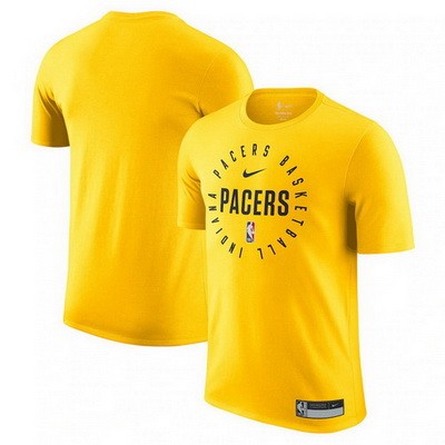 Men's Indiana Pacers Yellow Legend On Court Practice Performance T Shirt