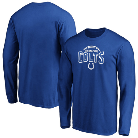 Men's Indianapolis Colts Blue Darius Rucker Long Sleeve T Shirt