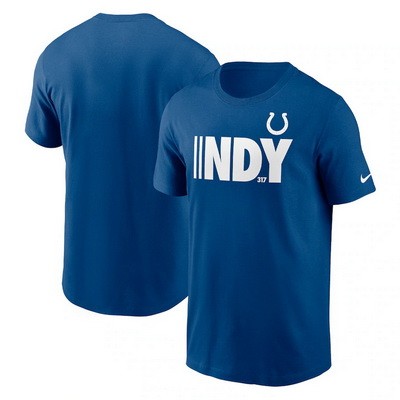 Men's Indianapolis Colts Blue Indy Local Essential T Shirt