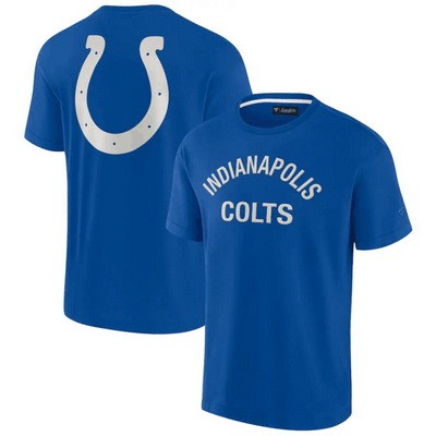 Men's Indianapolis Colts Blue Super Soft Short Sleeve T Shirt