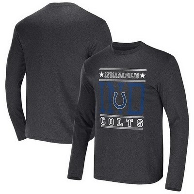 Men's Indianapolis Colts Dark Gray NFL x Darius Rucker Collection Long Sleeve T Shirt