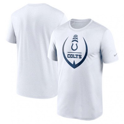 Men's Indianapolis Colts White Icon Legend Performance T Shirt