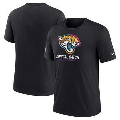 Men's Jacksonville Jaguars Black 2024 Crucial Catch T Shirt
