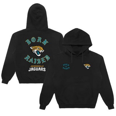 Men's Jacksonville Jaguars Black Born x Raised Pullover Hoodie