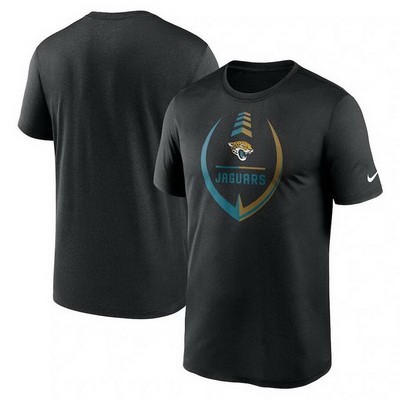 Men's Jacksonville Jaguars Black Icon Legend Performance T Shirt