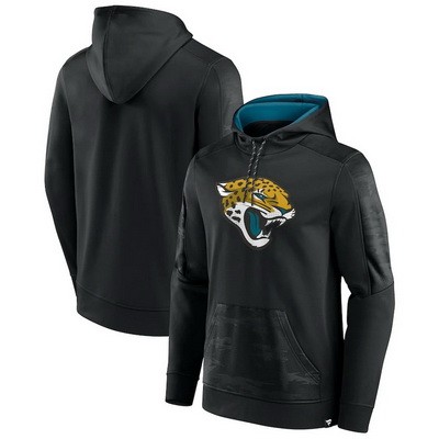 Men's Jacksonville Jaguars Black On The Ball Pullover Hoodie