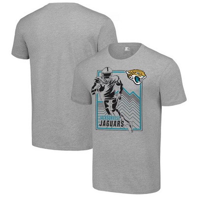 Men's Jacksonville Jaguars Gray Graphic Shield Logo T Shirt