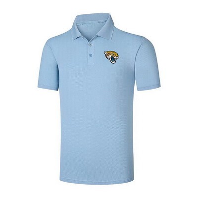 Men's Jacksonville Jaguars Light Blue Eclipse Polo