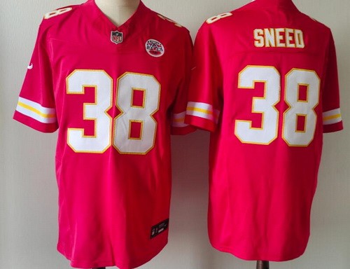 Men's Kansas City Chiefs #38 L'Jarius Sneed Limited Red FUSE Vapor Jersey