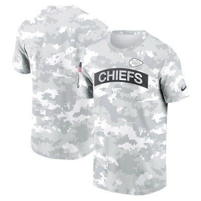 Men's Kansas City Chiefs Arctic Camo 2024 Salute To Service Performance T Shirt