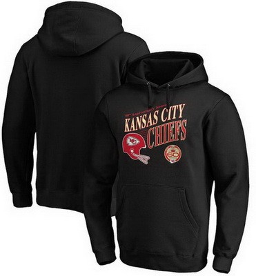 Men's Kansas City Chiefs Black Printed Pullover Hoodie 302550