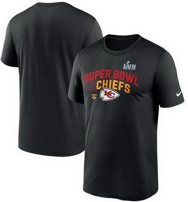 Men's Kansas City Chiefs Black Printed T Shirt 302285