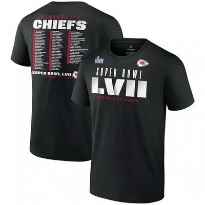 Men's Kansas City Chiefs Black Printed T Shirt 302311