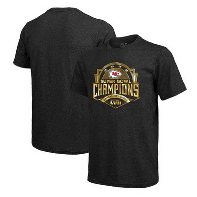 Men's Kansas City Chiefs Black Printed T Shirt 302315