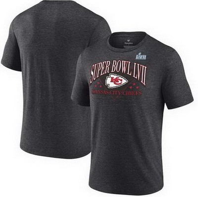 Men's Kansas City Chiefs Dark Gray Printed T Shirt 302310