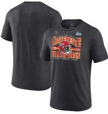 Men's Kansas City Chiefs Dark Gray Printed T Shirt 302322
