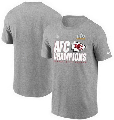 Men's Kansas City Chiefs Gray Printed T Shirt 302301