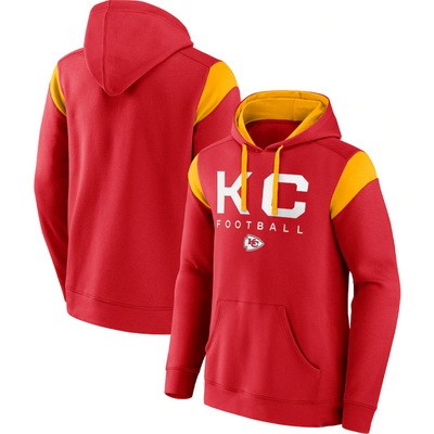 Men's Kansas City Chiefs Red Call The Shot Pullover Hoodie